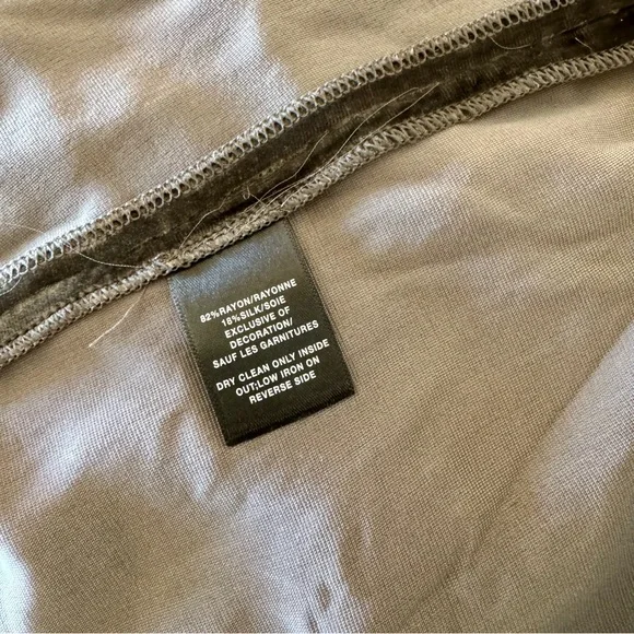 NWT grey velvet Lafayette 148 tunic / dress XL - Picture 12 of 15